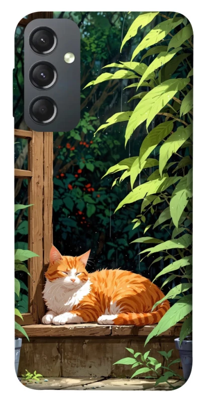 Чехол на Samsung Galaxy A24 4G red cat фото 1 из 1