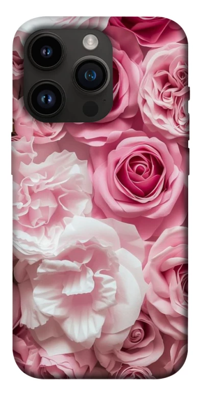 Чехол на Apple iPhone 14 Pro (6.1") Розовые цветы фото 1 из 1