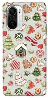 Чехол на Xiaomi Redmi K40 / K40 Pro / K40 Pro+ / Poco F3 Новогодний v7 фото 1 из 1