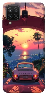 Чохол на Samsung Galaxy A12 Porsche at sunset фото 1 з 1
