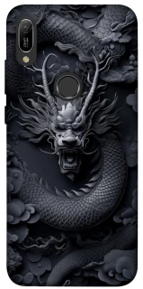 Чехол на Huawei Y6 (2019) black dragon фото 1 из 1