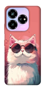 Чохол на ZTE Nubia V60 Desing Сat with glasses фото 1 з 1