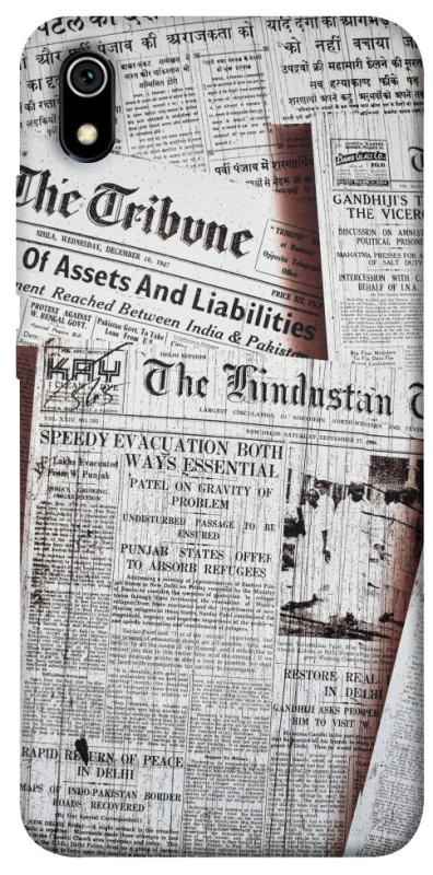 Чохол на Xiaomi Redmi 7A Газети фото 1 з 1