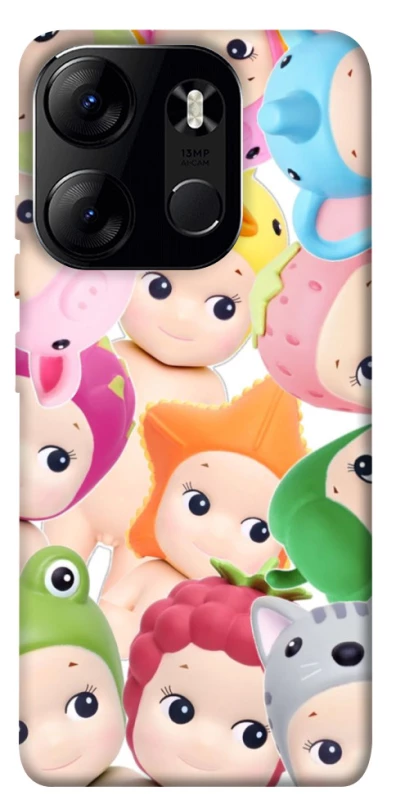 Чохол на Tecno Spark Go 2023 Fruit-Zoo Kaleidoscope фото 1 з 1