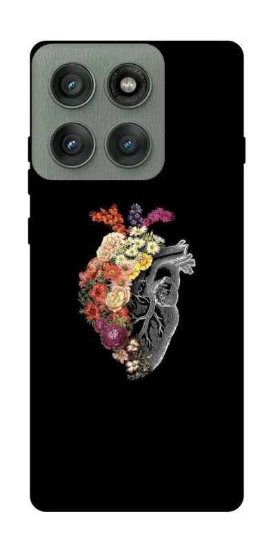 Чохол на Motorola Edge 60 Pro Heart with flowers фото 1 з 1