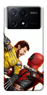 Чехол на Xiaomi Poco X6 Deadpool and Wolverine фото 1 из 1
