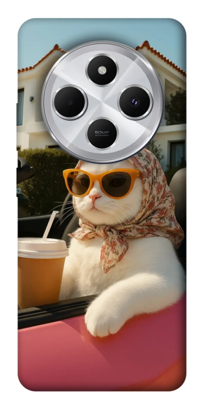 Чохол на Xiaomi Redmi 14C / Poco C75 Stylish Cat Cruise фото 1 з 1