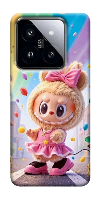 Чехол на Xiaomi 14 Pro Labubu rainbow фото 1 из 1