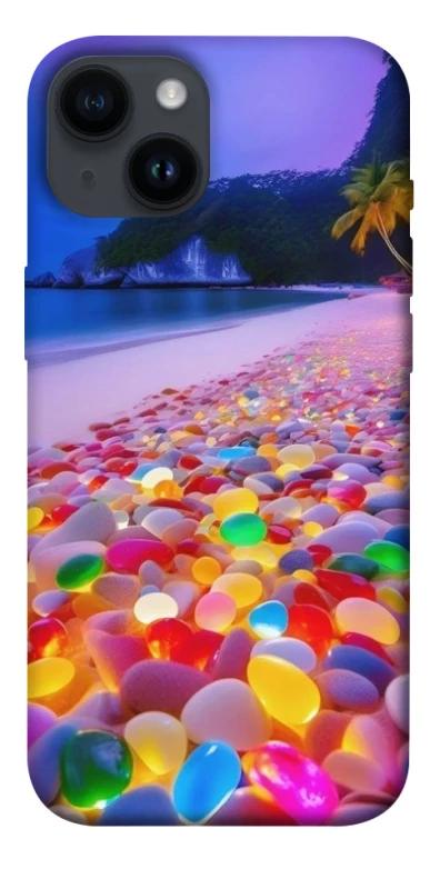 Чохол на Apple iPhone 14 (6.1") Каміння світиться на березі фото 1 з 1