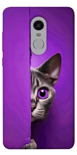 Чохол на Xiaomi Redmi Note 4X / Note 4 (Snapdragon) Кіт-підглядач фото 1 з 1