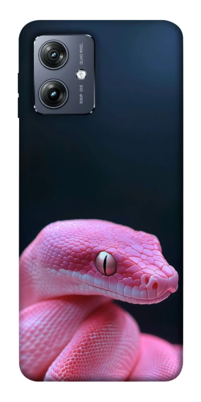 Чохол на Motorola Moto G54 Рожева змія фото 1 з 1