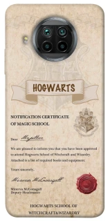 Чехол на Xiaomi Mi 10T Lite / Redmi Note 9 Pro 5G The Hogwarts acceptance letter фото 1 из 1