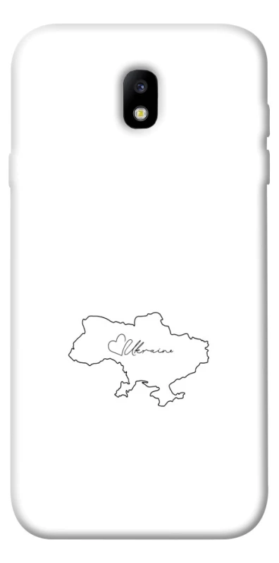 Чохол на Samsung J730 Galaxy J7 (2017) Ukraine map фото 1 з 1