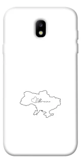 Чохол на Samsung J730 Galaxy J7 (2017) Ukraine map фото 1 з 1