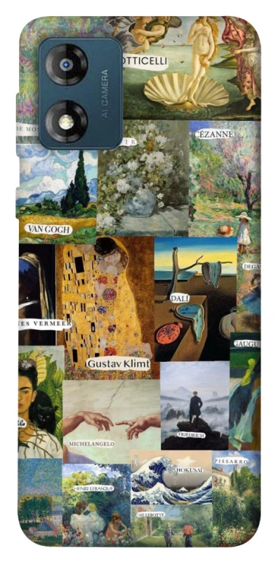 Чохол на Motorola Moto E13 Art collage ver.8 фото 1 з 1