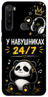 Чехол на Xiaomi Redmi Note 8T У навушниках 24/7 фото 1 из 1