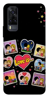 Чехол на Vivo Y31 Love is ver.2 фото 1 из 1