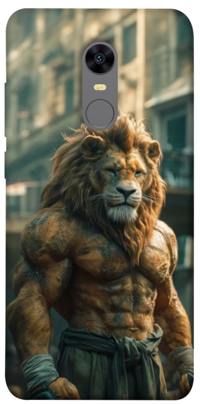Чехол на Xiaomi Redmi 5 Plus / Redmi Note 5 (Single Camera) Лев фото 1 из 1