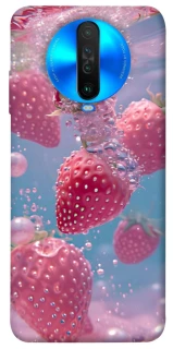 Чохол на Xiaomi Poco X2 Полуниця в воді фото 1 з 1