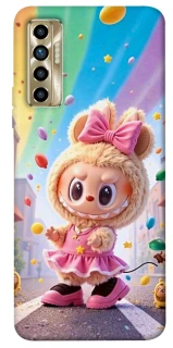 Чехол на TECNO Camon 17P Labubu rainbow фото 1 из 1