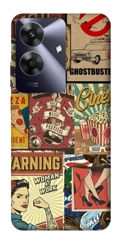 Чохол на Realme Note 60 Retro collage ver.2 фото 1 з 1