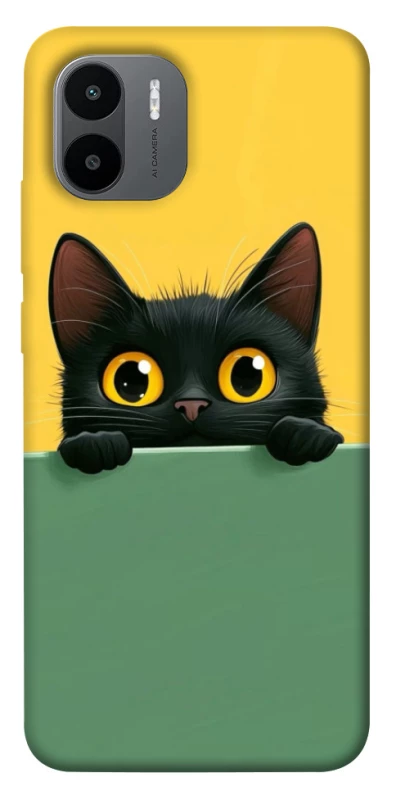 Чохол на Xiaomi Redmi A1 / A2 Black cat v2 фото 1 з 1