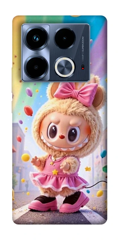 Чохол на Infinix Note 40 4G Labubu rainbow фото 1 з 1