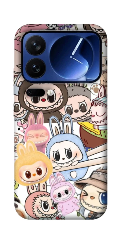 Чохол на Xiaomi Poco F7 Ultra All Labubus фото 1 з 1