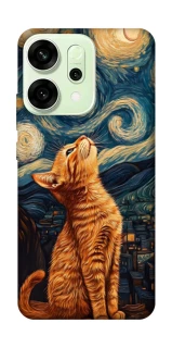 Чехол на Oppo Reno 14 van gogh cat фото 1 из 1