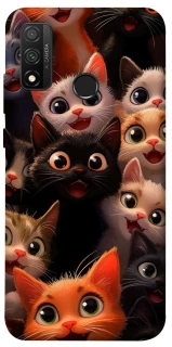 Чохол на Huawei P Smart (2020) happy cats фото 1 з 1