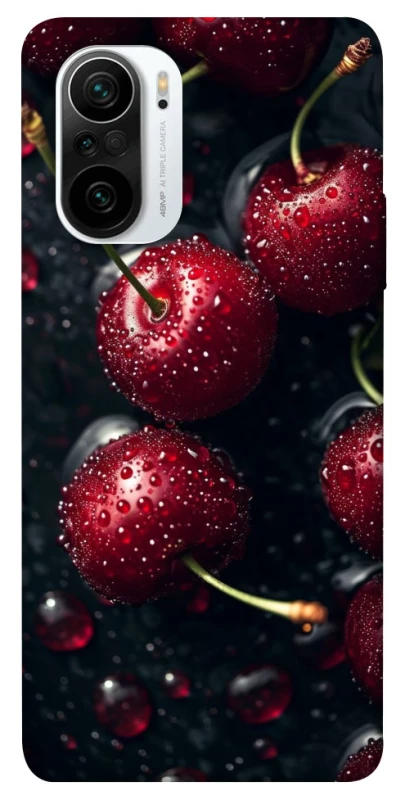 Чехол на Xiaomi Redmi K40 / K40 Pro / K40 Pro+ / Poco F3 Черешня фото 1 из 1