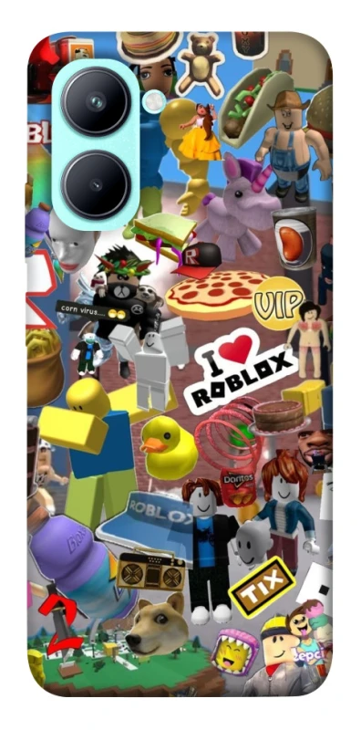 Чехол на Realme C33 Roblox collage ver.5 фото 1 из 1