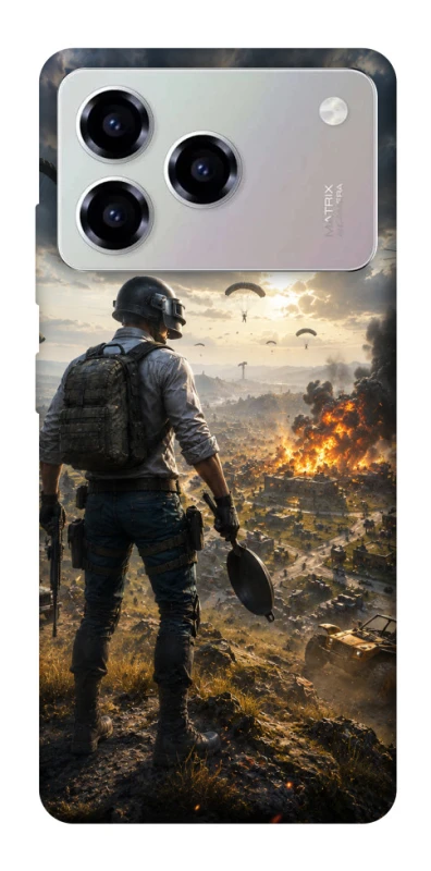 Чехол на ZTE Blade A76 PUBG ver.2 фото 1 из 1