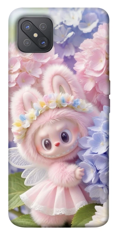 Чохол на Oppo A92s Labubu & Flowers ver.1 фото 1 з 1