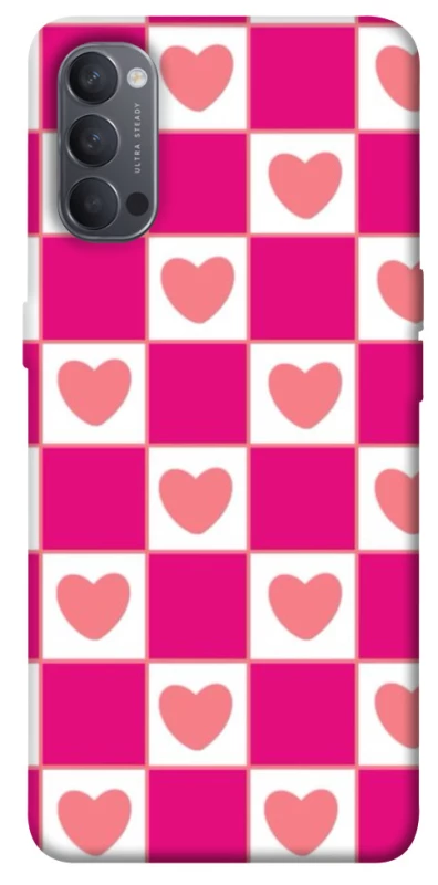 Чохол на Oppo Reno 4 Chess heart фото 1 з 1