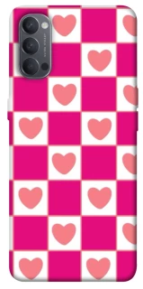 Чохол на Oppo Reno 4 Chess heart фото 1 з 1