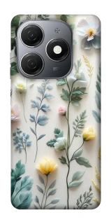 Чехол на TECNO Spark 20 Floral design ver.4 фото 1 из 1