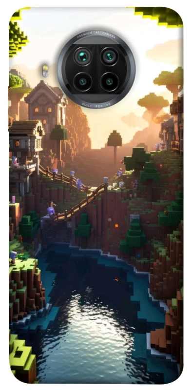Чохол на Xiaomi Mi 10T Lite / Redmi Note 9 Pro 5G Minecraft sunset фото 1 з 1