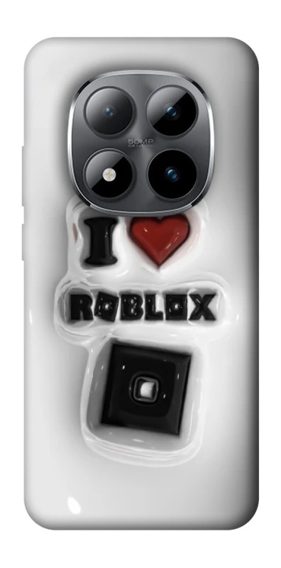 Чохол на Xiaomi Redmi Note 15 Pro 5G I love Roblox фото 1 з 1