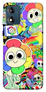 Чохол на Motorola Moto E13 Dandy world collage фото 1 з 1
