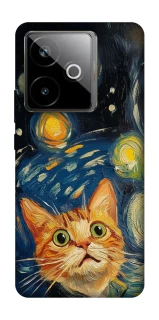 Чехол на Realme GT 7T paint cat фото 1 из 1