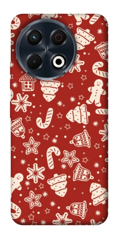 Чехол на TECNO Spark 30 Pro (KL7) Новогодний v3 фото 1 из 1