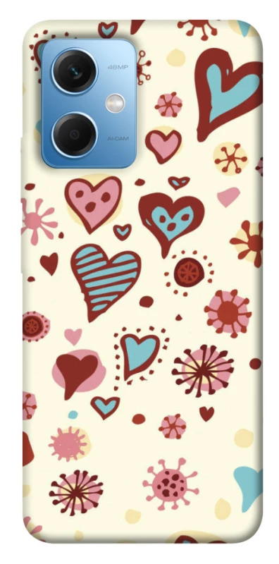 Чехол на Xiaomi Poco X5 5G Pretty hearts фото 1 из 1
