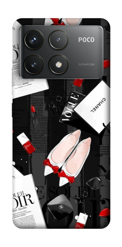 Чехол на Xiaomi Poco F6 Pro Fashion collage ver.4 фото 1 из 1