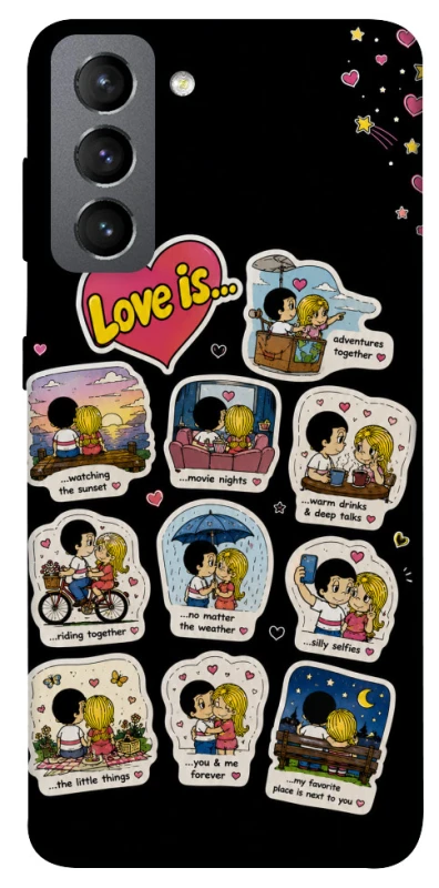 Чехол на Samsung Galaxy S21 FE Love is ver.4 фото 1 из 1