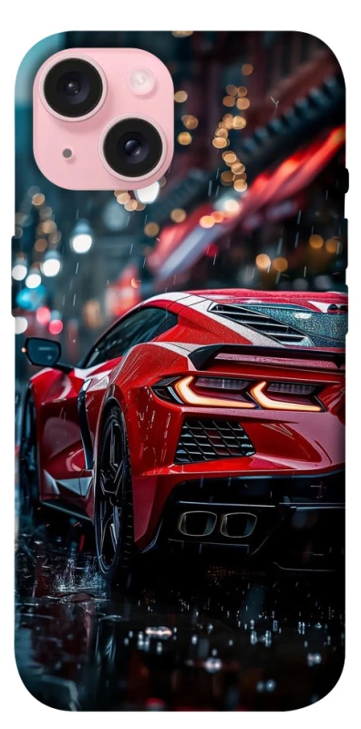 Чехол на Apple iPhone 15 (6.1") Red sports car фото 1 из 1