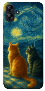 Чохол на Samsung Galaxy A04e Cats under the stars фото 1 з 1