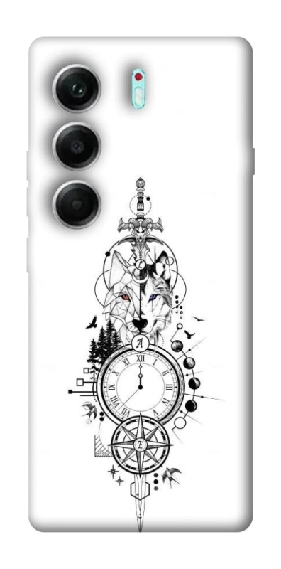 Чехол на Tecno Camon 40 Pro 5G Tattoo ver.8 фото 1 из 1