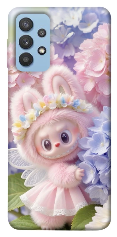 Чохол на Samsung Galaxy M32 Labubu & Flowers ver.1 фото 1 з 1