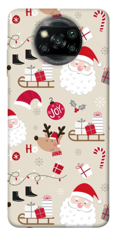 Чехол на Xiaomi Poco X3 NFC / Poco X3 Pro Новогодний v1 фото 1 из 1